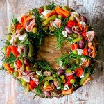 edible charcuterie wreath