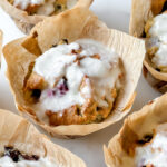 cherry lemon ginger muffins