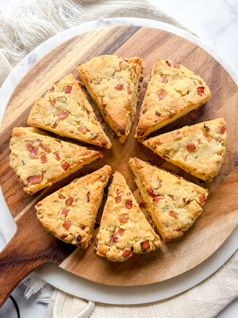 low glycemic high protein savory scone by Nest Wellness