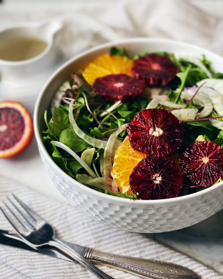 Blood Orange And Fennel Salad With Citrus Vinaigrette