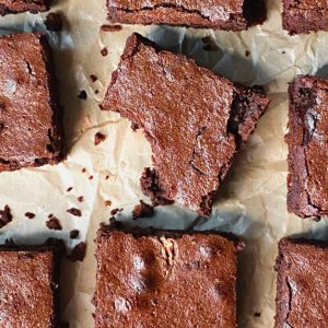 Perfect Paleo Brownies (fudgy, moist and gluten free!)