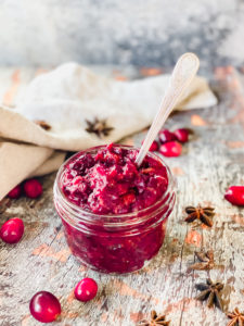 Healthy Spiced Cranberry Sauce Recipe