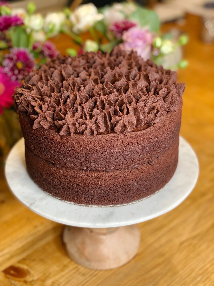 Paleo Chocolate Cake With Bittersweet Mocha Frosting
