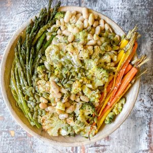 Roasted Vegetable And White Bean Salad