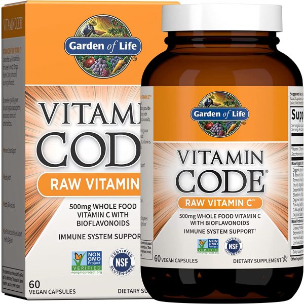Garden of Life Whole Food Vitamin C Code Raw Capsules