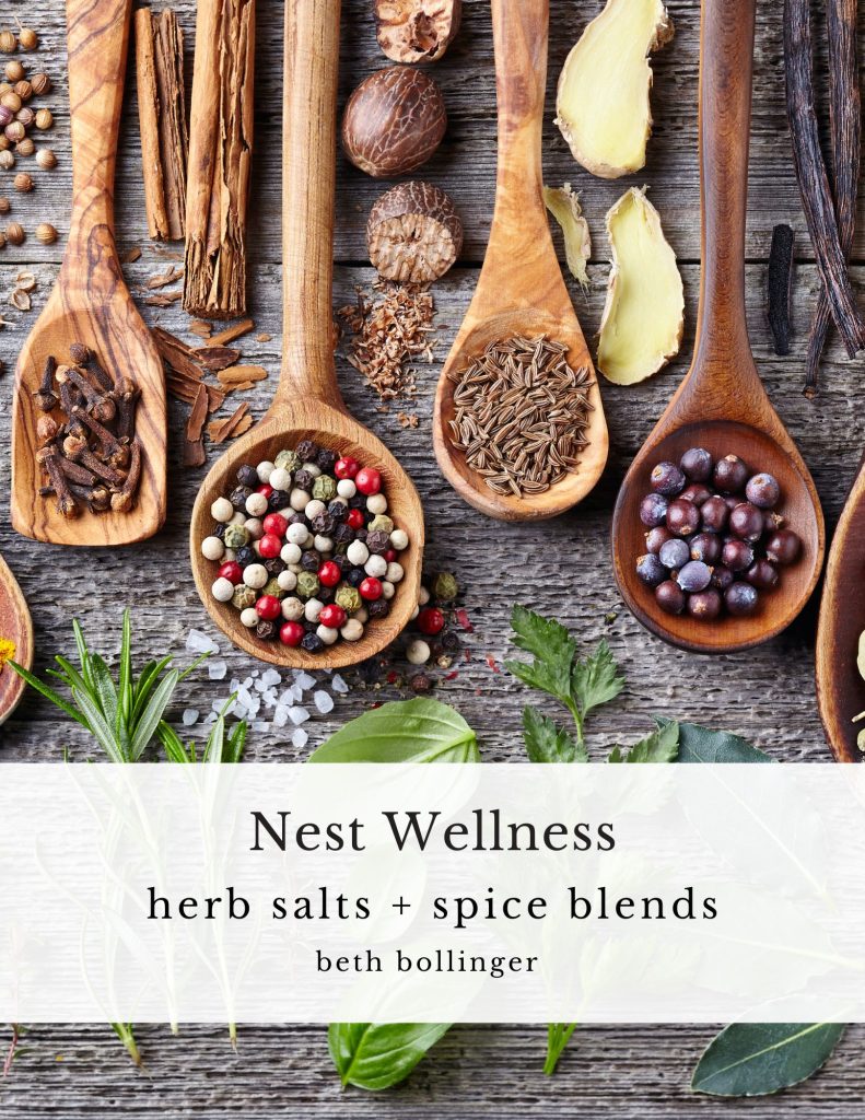 cover of herb salts and spice blends ebook