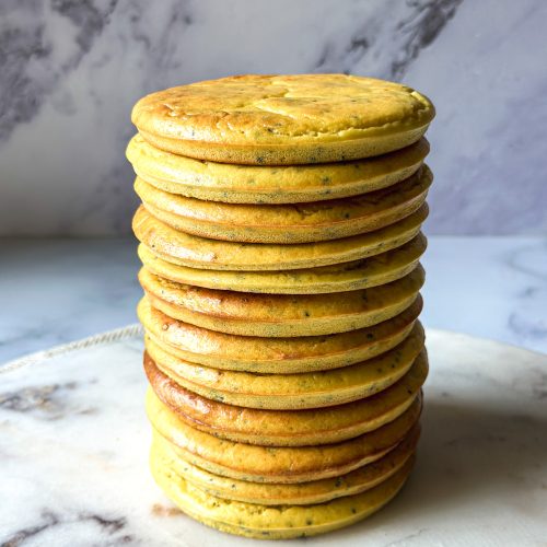stack of 12 low carb, keto sandwich thins